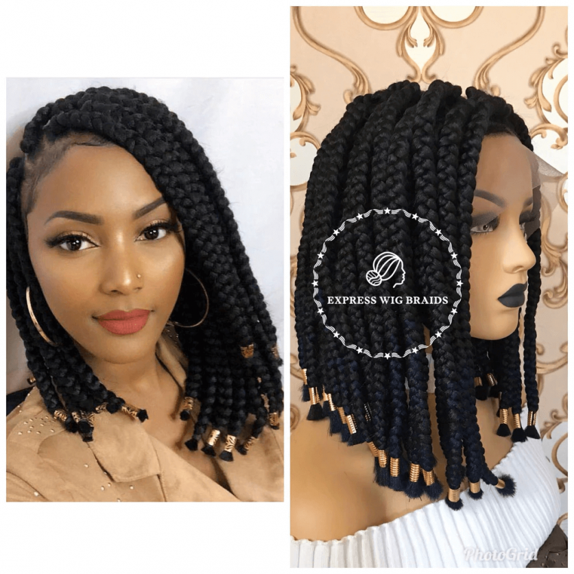 Box braids wig